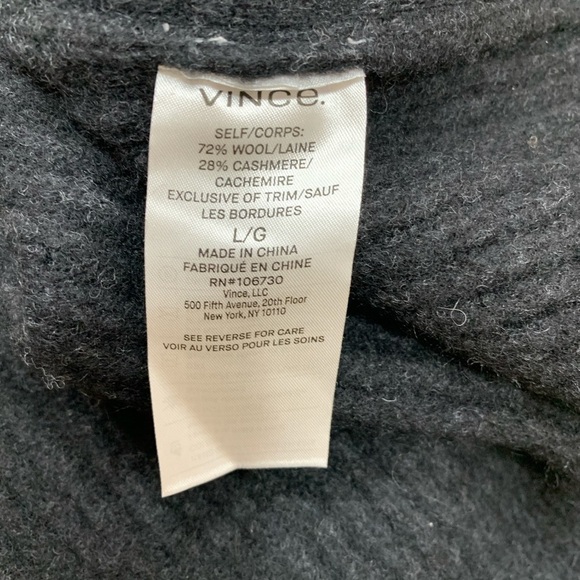 💥Vince Ribbed Wool & Cashmere Cardigan - Picture 7 of 7